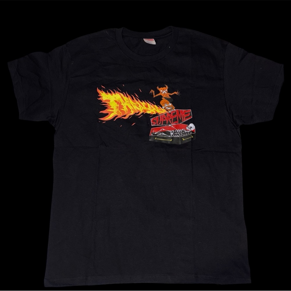 Supreme®/Thrasher® BACK TAIL Tee LARGE